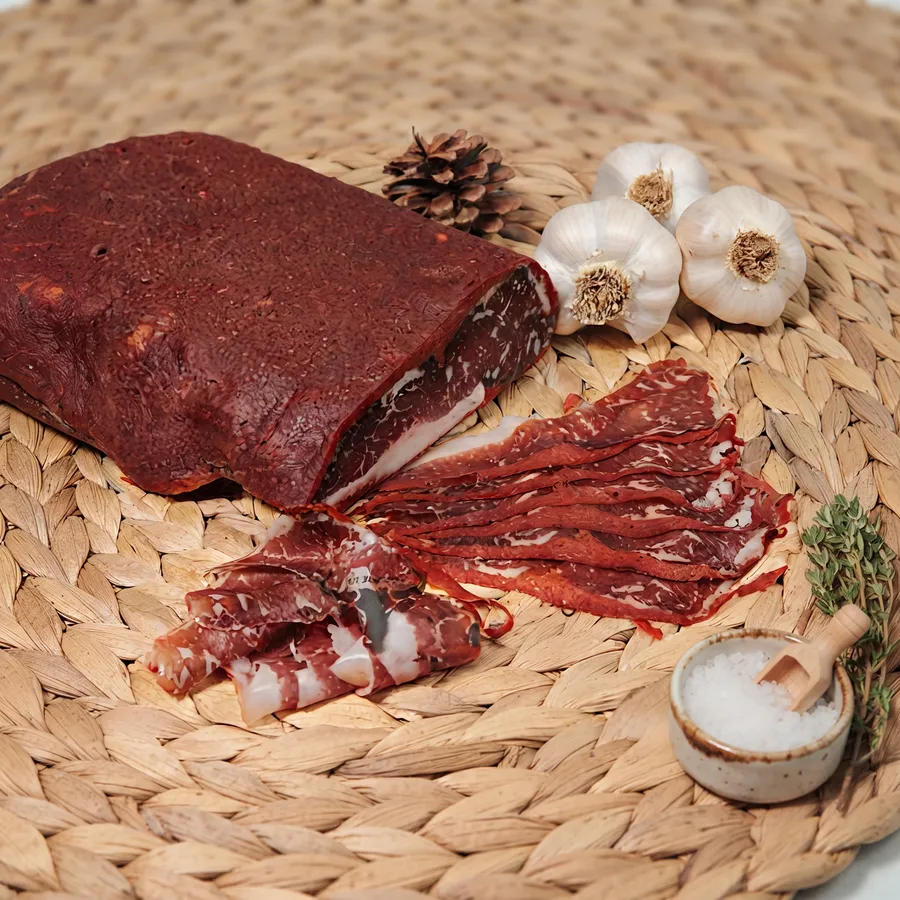 Kastamonu pastırması dilimleri